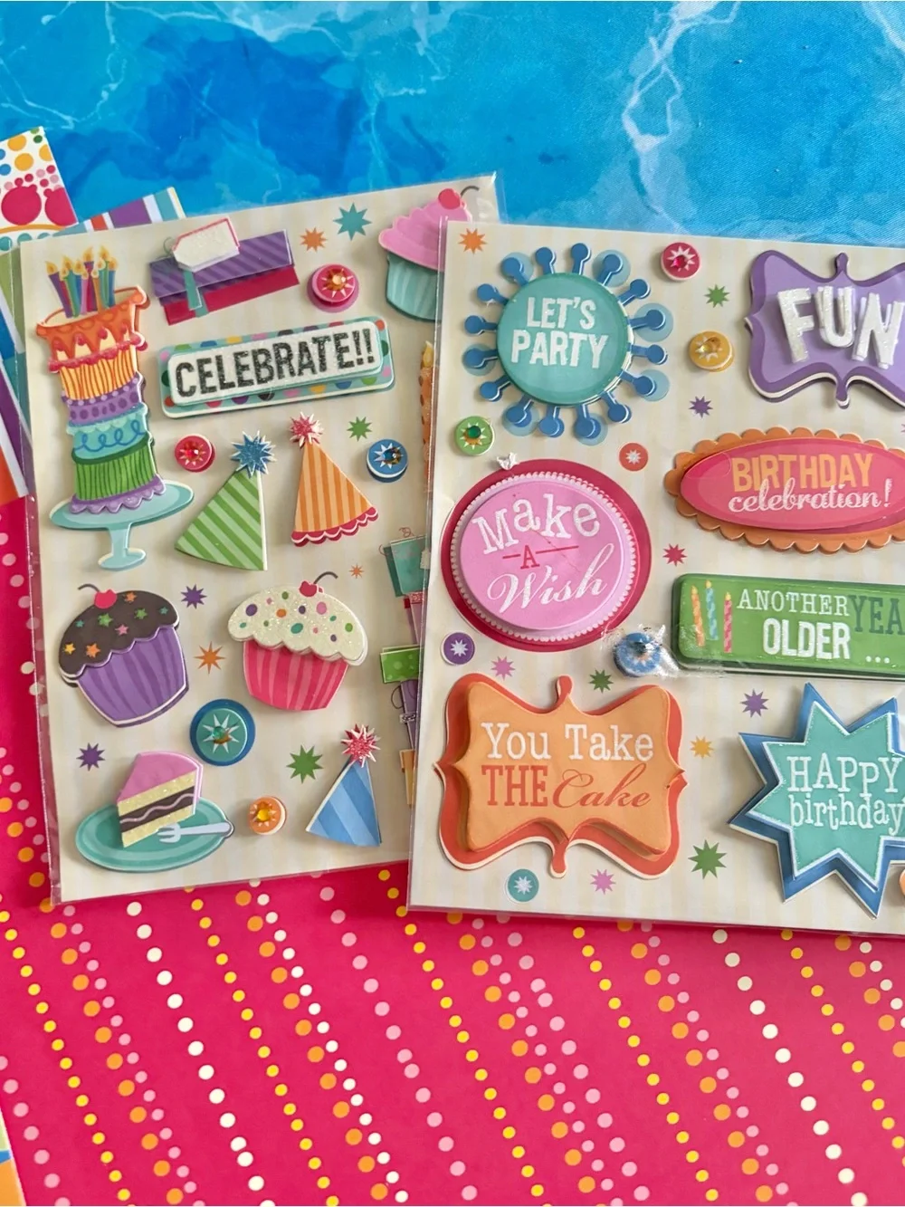 K&Company Birthday Party Scrapbook Album 8.5” x 8.5”